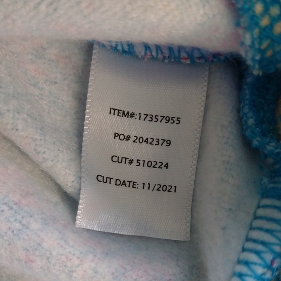 Torrid Blue Pink Hoodie Cover-Up Lightweight Fleece Palm Tree Beachy Cozy Soft - Picture 9 of 9